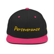 Perseverance In Gold Embroidery on Classic Snapback Hat