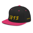 5813 In Gold Embroidery on Classic Snapback Hat