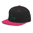 Joy In Emerald Embroidery on Classic Snapback Hat