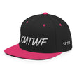 KMTWF In Pearl Embroidery on Classic Snapback Hat