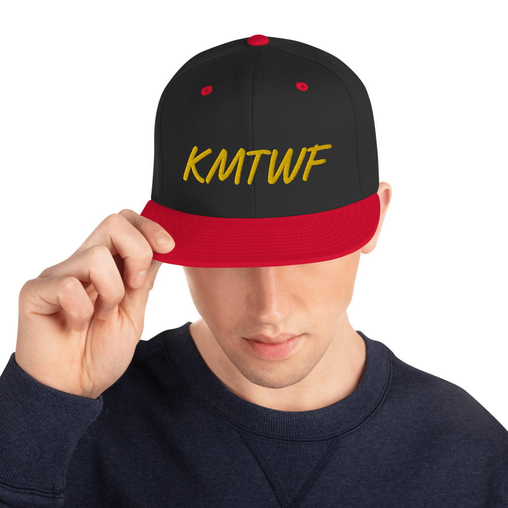 KMTWF In Gold Embroidery on Classic Snapback Hat