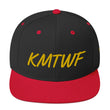 KMTWF In Gold Embroidery on Classic Snapback Hat