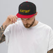 KMTWF In Gold Embroidery on Classic Snapback Hat