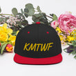 KMTWF In Gold Embroidery on Classic Snapback Hat