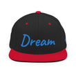 Dream In Sapphire Embroidery on Classic Snapback Hat