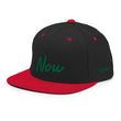 Now In Emerald Embroidery on Classic Snapback Hat