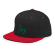 Joy In Emerald Embroidery on Classic Snapback Hat