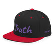 Truth In Amethyst Embroidery on Classic Snapback Hat