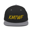 KMTWF In Gold Embroidery on Classic Snapback Hat