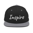 Inspire In Diamond Embroidery on Classic Snapback Hat