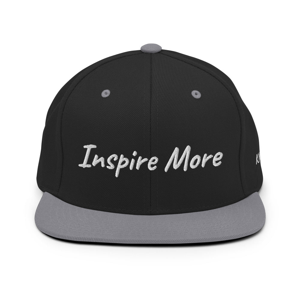 Inspire More In Diamond Embroidery on Classic Snapback Hat