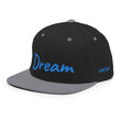 Dream In Sapphire Embroidery on Classic Snapback Hat