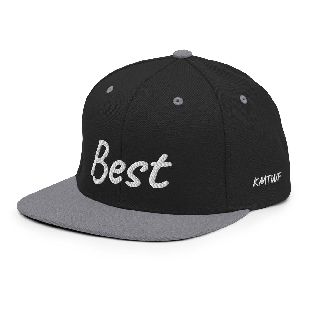 Best In Diamond Embroidery on Classic Snapback Hat