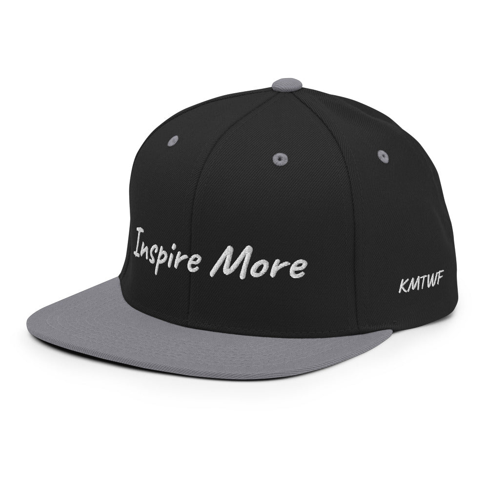 Inspire More In Diamond Embroidery on Classic Snapback Hat