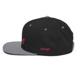 Love In Star Rose Quartz Embroidery on Classic Snapback Hat