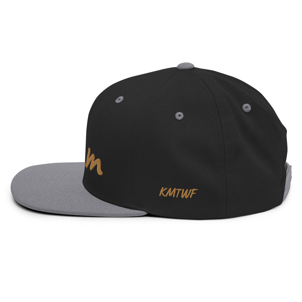 Team In Celluloid Embroidery on Classic Snapback Hat