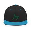 Joy In Emerald Embroidery on Classic Snapback Hat