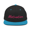 Motivation In Star Rose Quartz Embroidery on Classic Snapback Hat