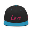 Love In Star Rose Quartz Embroidery on Classic Snapback Hat