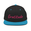 Gratitude In Star Rose Quartz Embroidery on Classic Snapback Hat