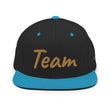 Team In Celluloid Embroidery on Classic Snapback Hat