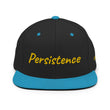 Persistence In Gold Embroidery on Classic Snapback Hat