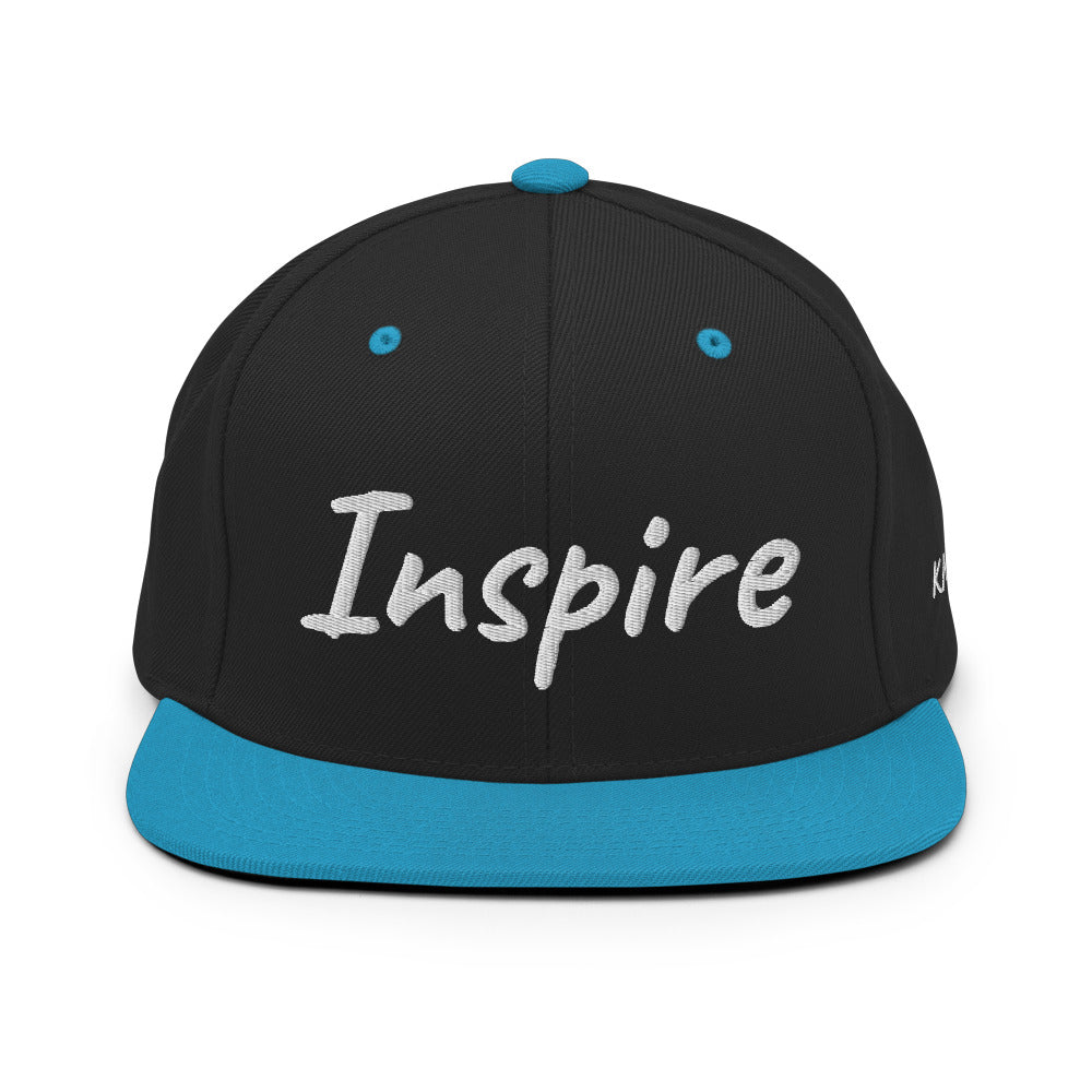 Inspire In Diamond Embroidery on Classic Snapback Hat