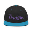 Truism In Amethyst Embroidery on Classic Snapback Hat