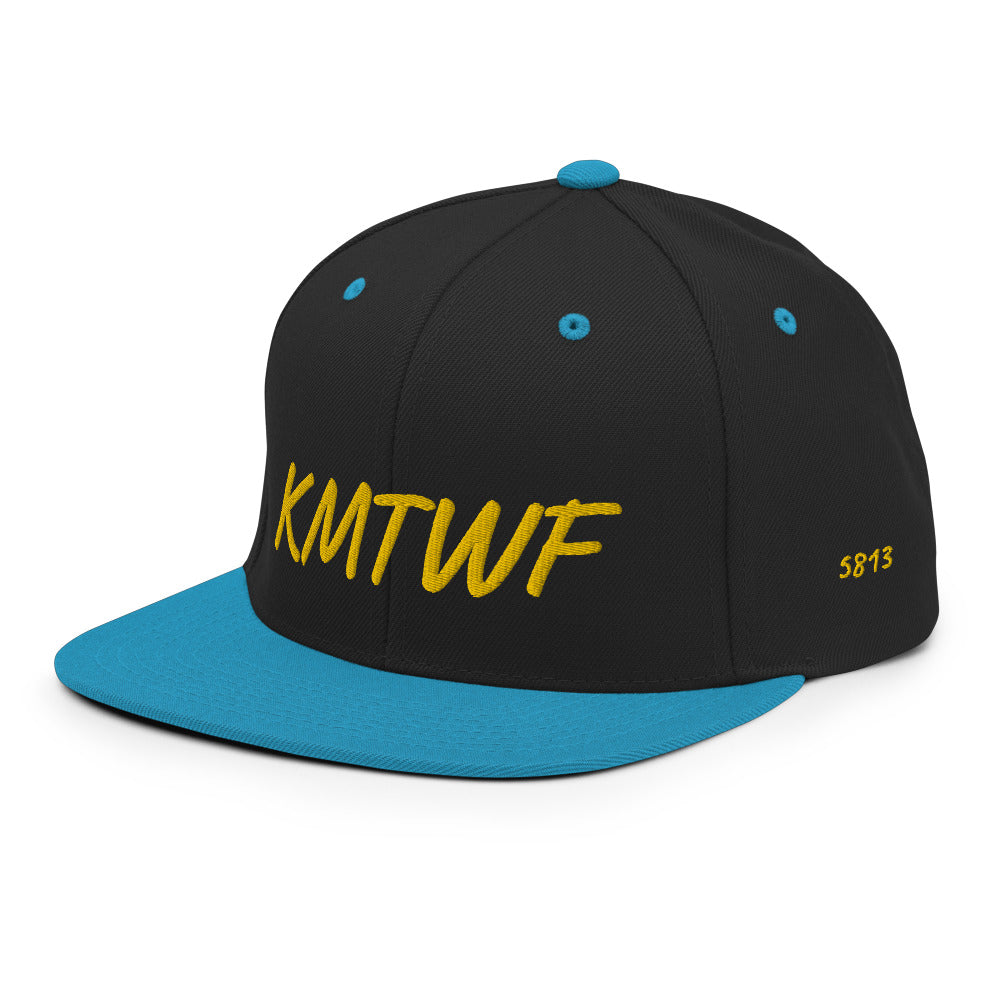 KMTWF In Gold Embroidery on Classic Snapback Hat