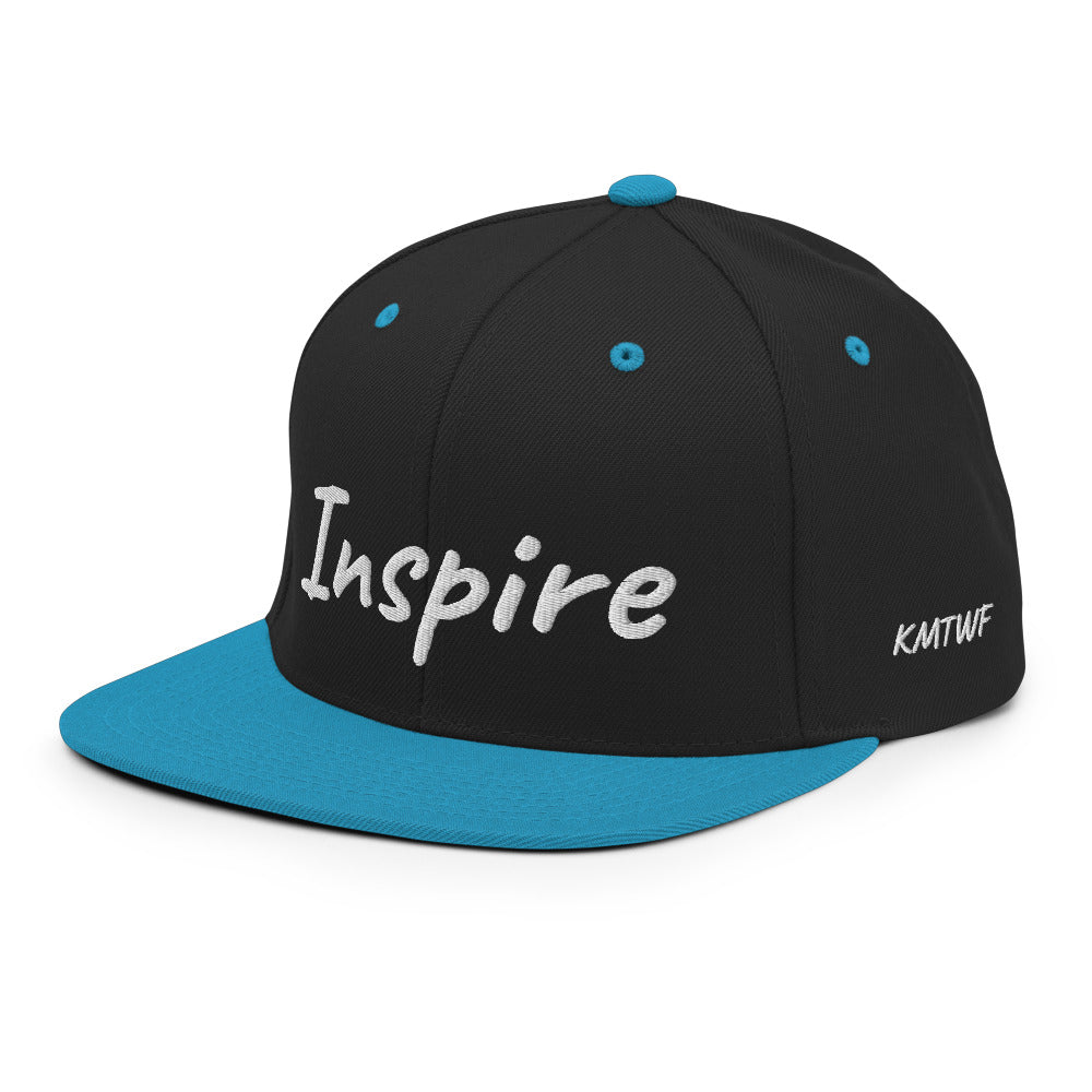 Inspire In Diamond Embroidery on Classic Snapback Hat