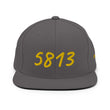 5813 In Gold Embroidery on Classic Snapback Hat