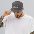 Best In Diamond Embroidery on Classic Snapback Hat