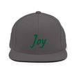 Joy In Emerald Embroidery on Classic Snapback Hat