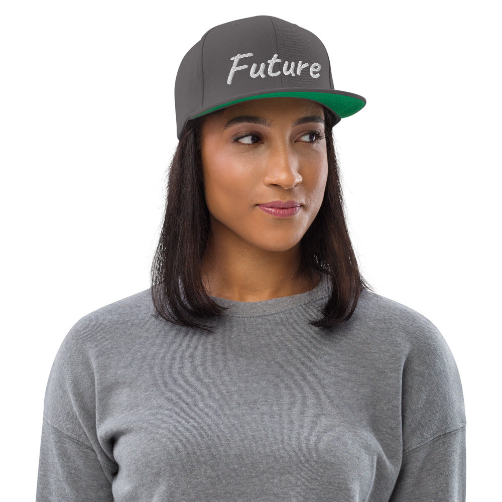 Future In Pearl Embroidery on Classic Snapback Hat