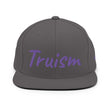 Truism In Amethyst Embroidery on Classic Snapback Hat