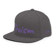 Truism In Amethyst Embroidery on Classic Snapback Hat