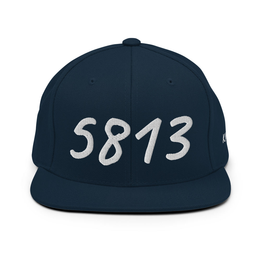 5813 In Pearl Embroidery on Classic Snapback Hat