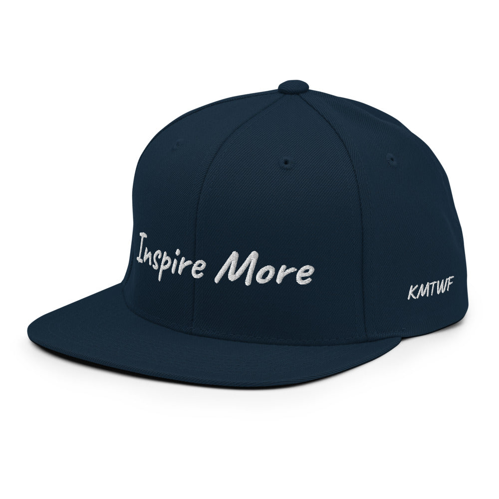 Inspire More In Diamond Embroidery on Classic Snapback Hat