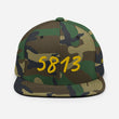 5813 In Gold Embroidery on Classic Snapback Hat