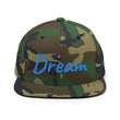 Dream In Sapphire Embroidery on Classic Snapback Hat