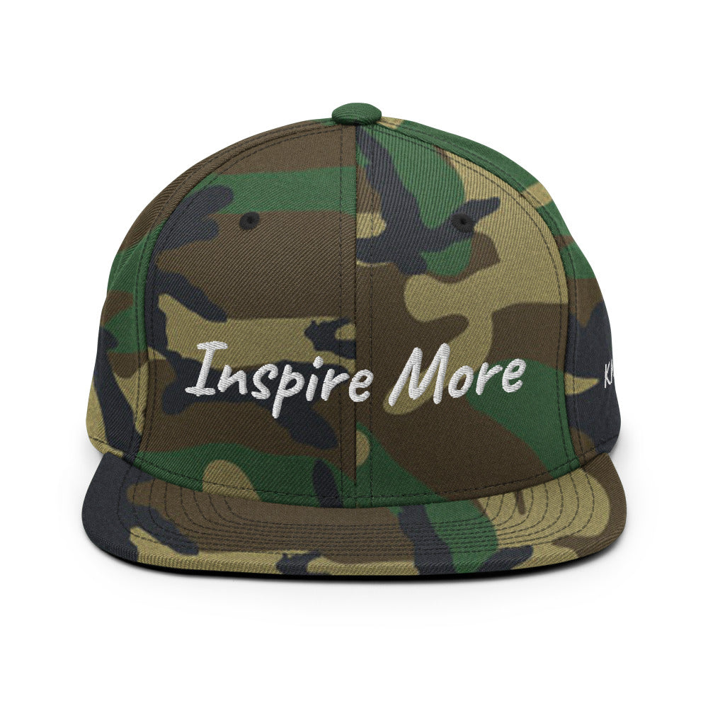 Inspire More In Diamond Embroidery on Classic Snapback Hat