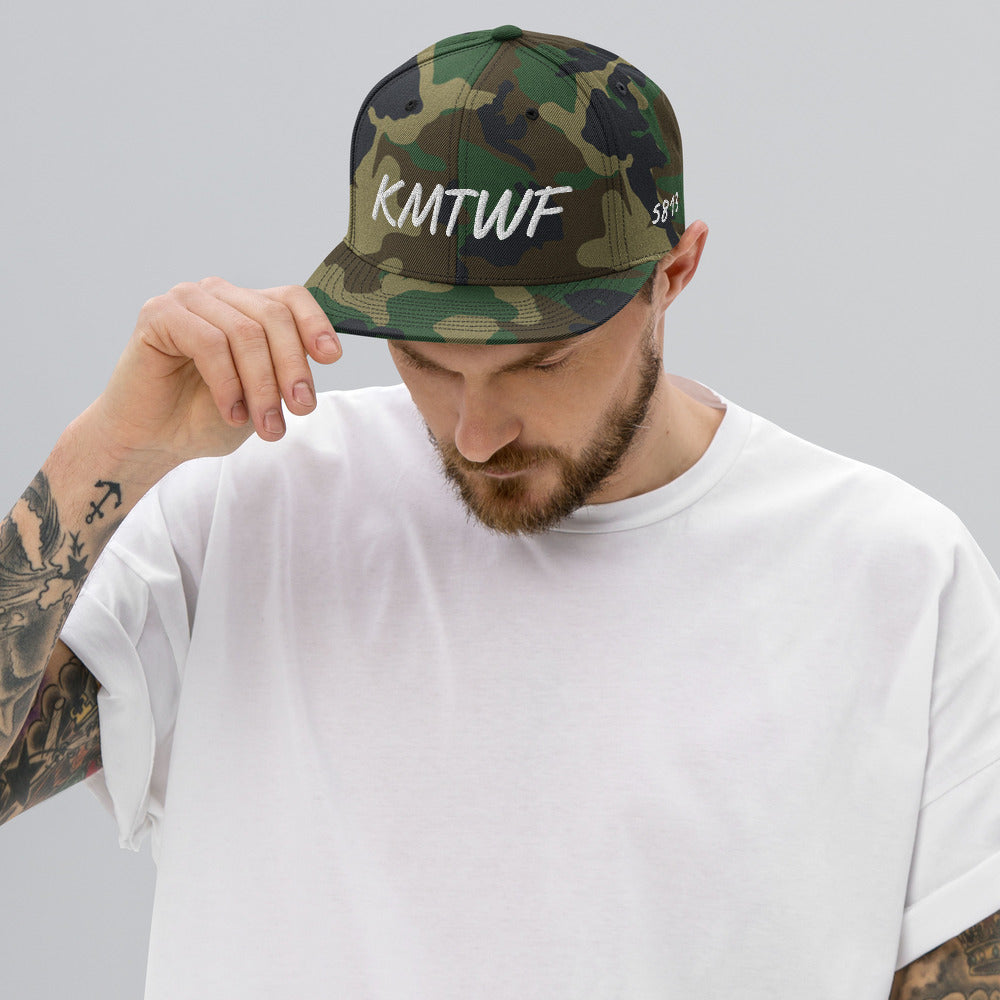 KMTWF In Pearl Embroidery on Classic Snapback Hat