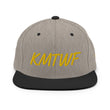 KMTWF In Gold Embroidery on Classic Snapback Hat