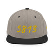 5813 In Gold Embroidery on Classic Snapback Hat