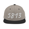 5813 In Pearl Embroidery on Classic Snapback Hat