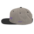 Believe In Amethyst Embroidery on Classic Snapback Hat