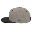 Joy In Emerald Embroidery on Classic Snapback Hat