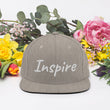 Inspire In Diamond Embroidery on Classic Snapback Hat