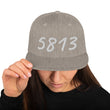 5813 In Pearl Embroidery on Classic Snapback Hat