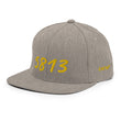 5813 In Gold Embroidery on Classic Snapback Hat